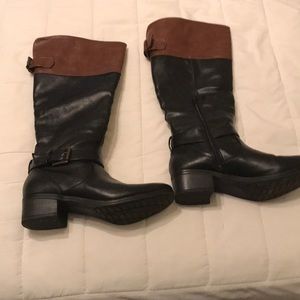 Rampage Inkling black and brown boots